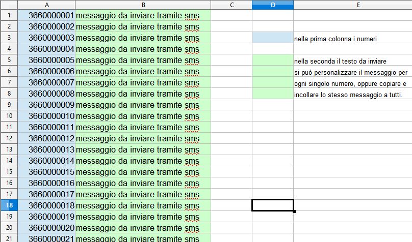invio-bulk-sms Guida all'invio degli SMS in formato BULK con file CSV