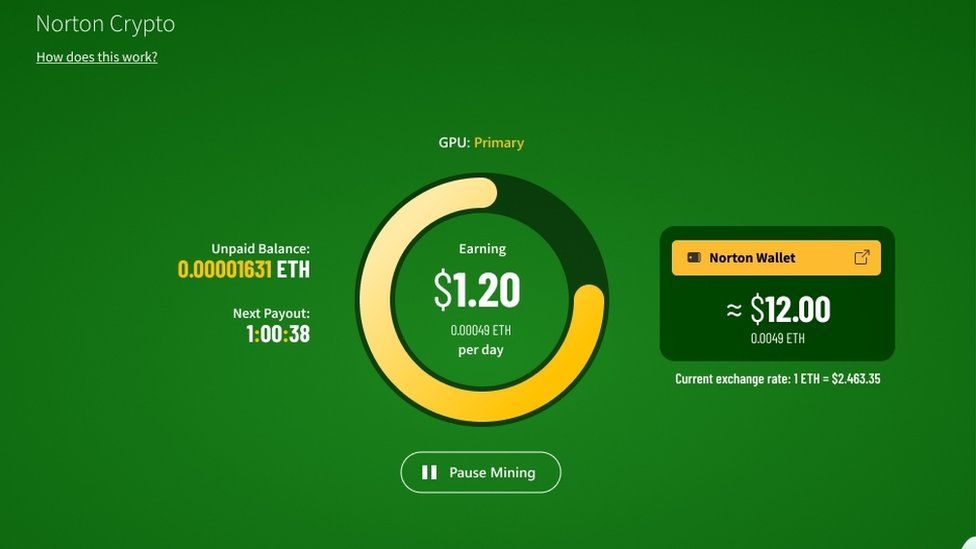 ethereum-norton Norton Antivirus aggiunge il mining di criptovaluta Ethereum