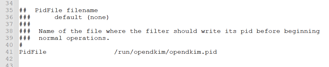opendkim-pid-file OPENDKIM non si avvia dopo l'aggiornamento, soluzione